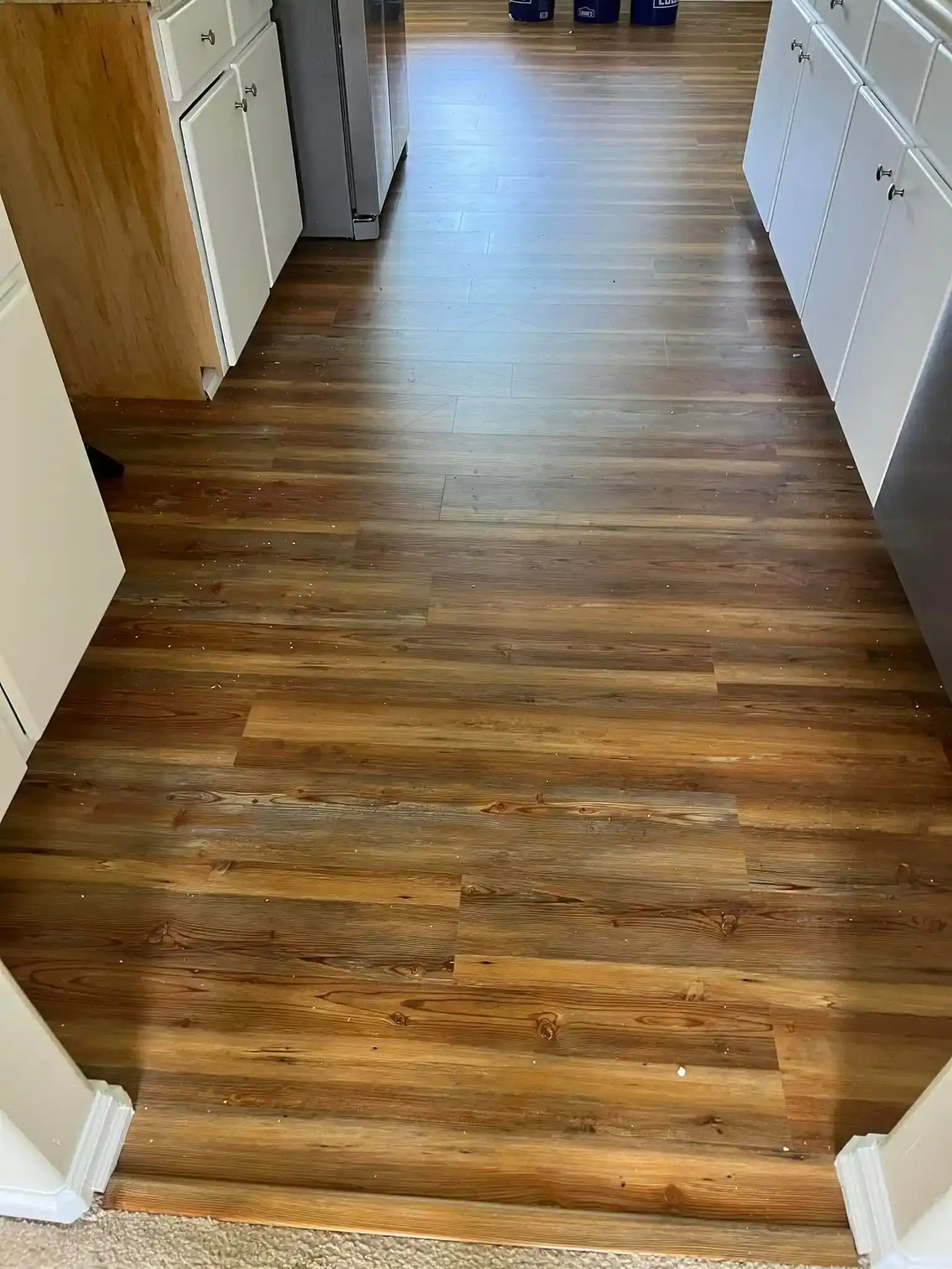 Carpet And Hardwood Combination