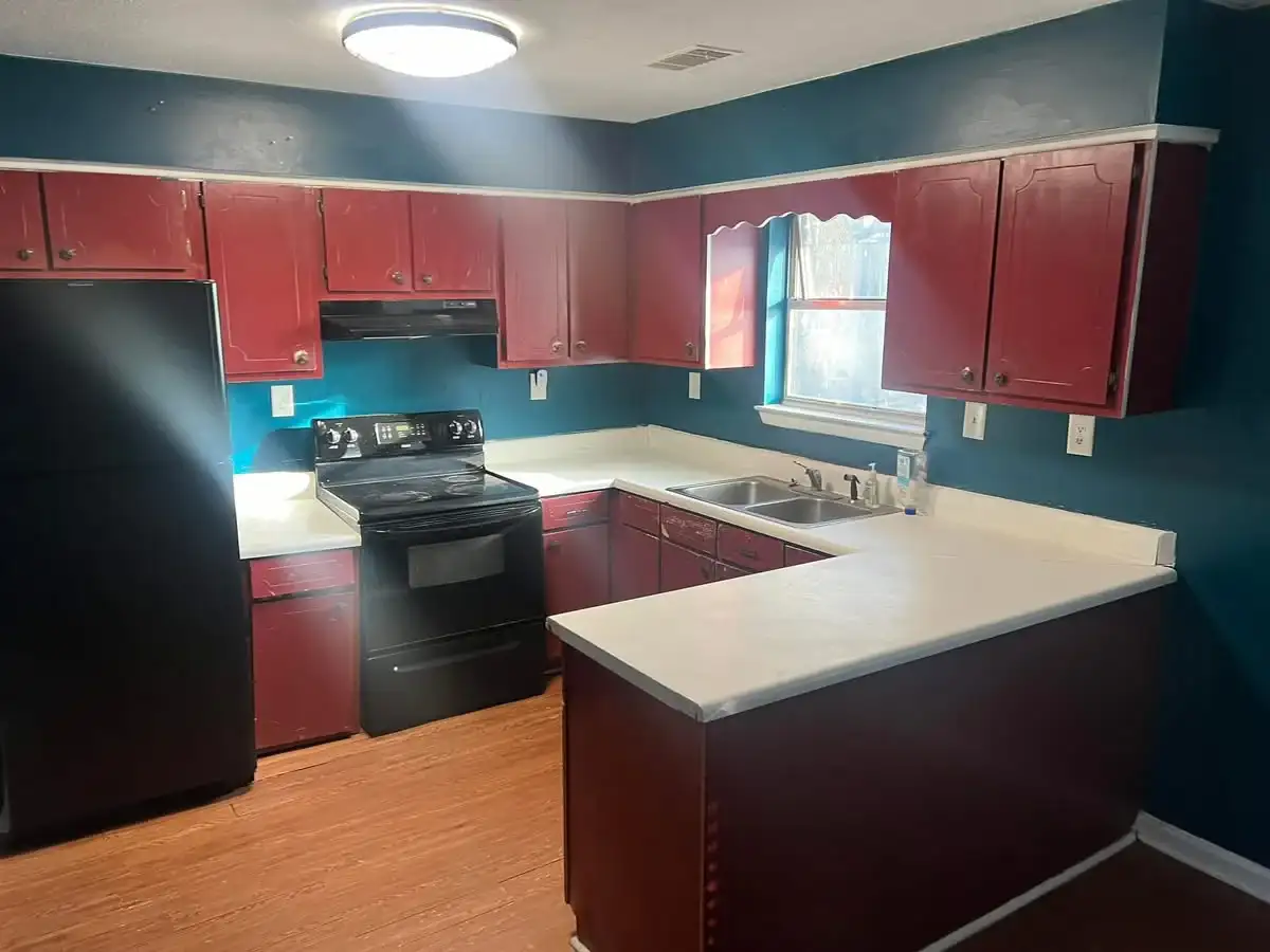 Kitchen Remodel A Cabinets Paint Flooring