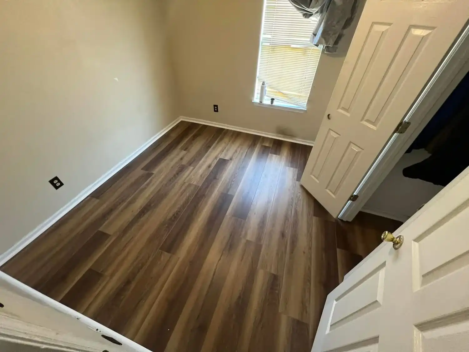 LVP Rich Brown Living Room